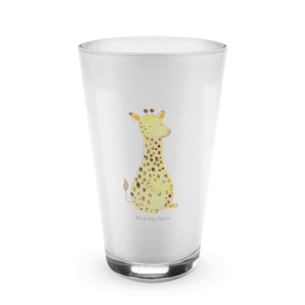 Glas Giraffe Zufrieden Cappuccino Glas, Glas, Cappuccino Tasse, Latte Macchiato, Afrika, Wildtiere, Giraffe, Zufrieden, Glück, Abenteuer