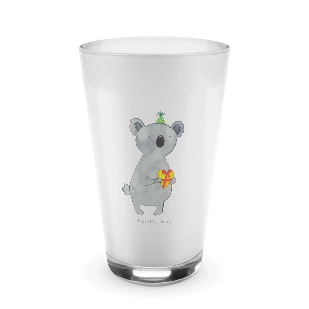 Szkło Koala prezent Glasbecher, eistee glas, Trinkglas, becher glas, Teeglas, Glas, Cocktailglas, kaffeeglas, Saftglas, Wasserglas, Latte Macchiato Glas, cappuccinoglas, eiskaffeeglas, milchkaffee glas, Limonadenglas, Trinkbecher Glas, smoothie glas, Longdrinkglas, Koala, Koalabär, Geburtstag, Party, Geschenk