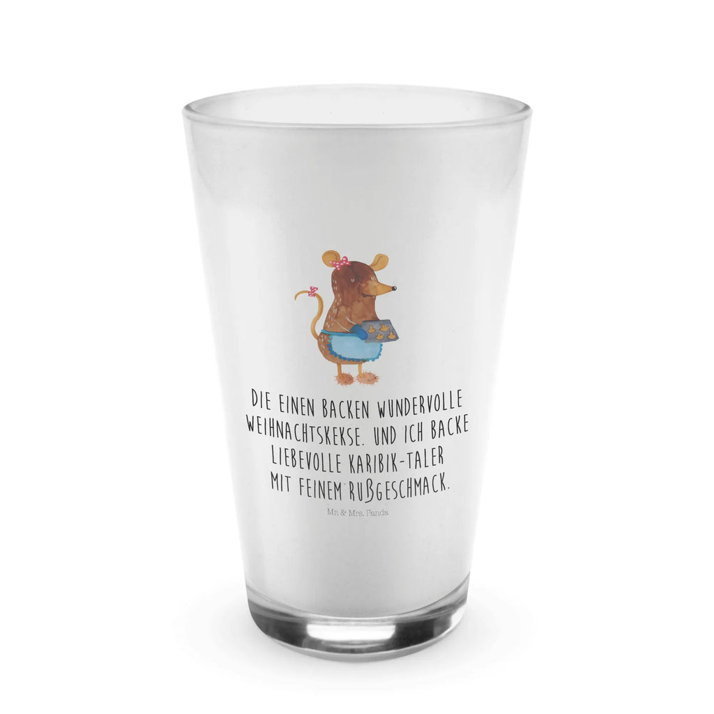 Glass Mouse Cookies Teeglas, Glas, Glasbecher, Latte Macchiato Glas, Trinkbecher Glas, Longdrinkglas, smoothie glas, eistee glas, eiskaffeeglas, becher glas, Wasserglas, Trinkglas, Cocktailglas, milchkaffee glas, Saftglas, cappuccinoglas, Limonadenglas, kaffeeglas, Weihnachten, Winter, Weihnachtsdeko, Nikolaus, Advent, Heiligabend, Wintermotiv, Chaosqueen, Weihnachtsbäckerei, Kekse, Backen, Maus, Weihnachtskekse, Plätzchen