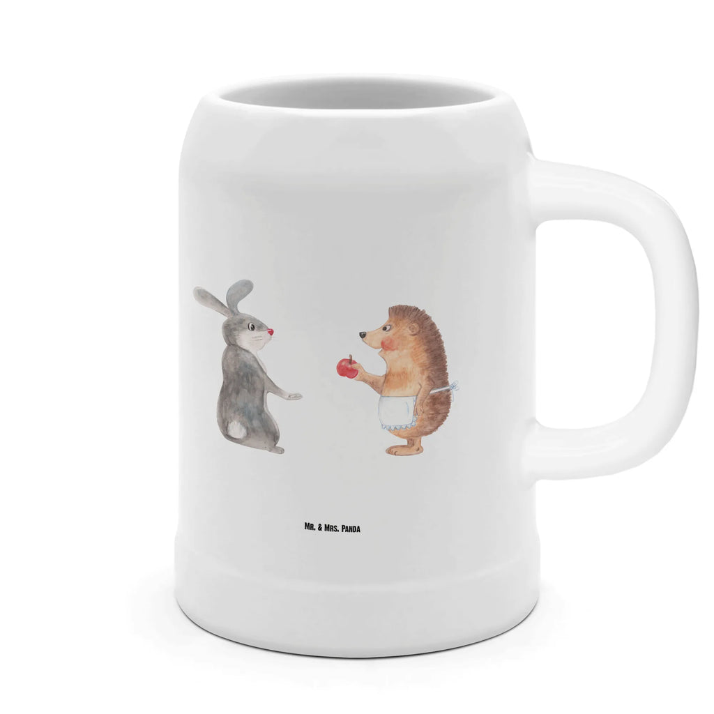 Kufel piwny królik jeż Motywy zwierzęce, dobra energia, zabawne powiedzonka, zwierzęta