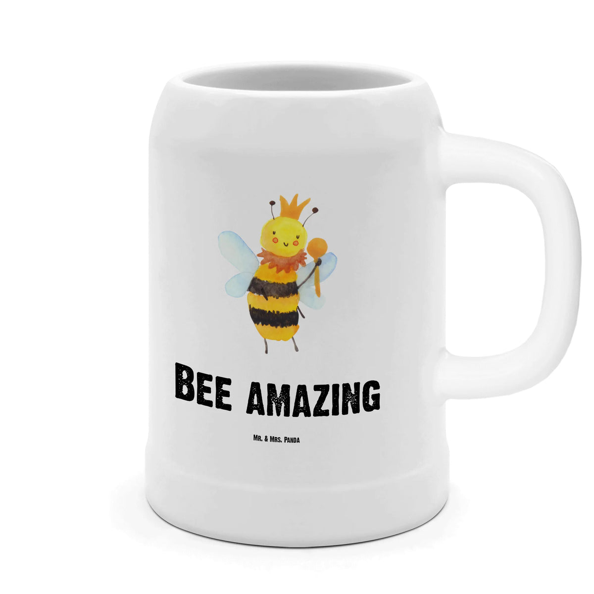 Beer mug bee king Bee, wasp, bumblebee