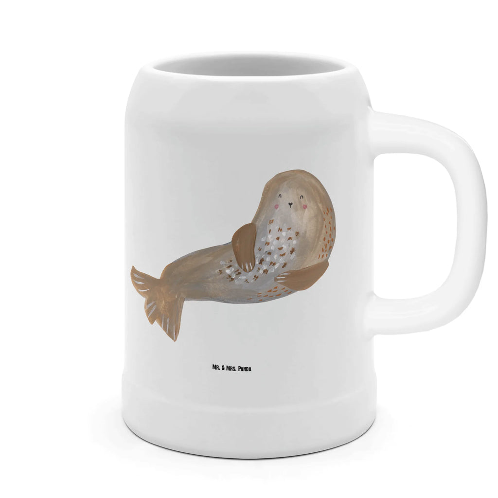 Kufel piwny foka śmiech Motywy zwierzęce, dobra energia, zabawne powiedzonka, zwierzęta