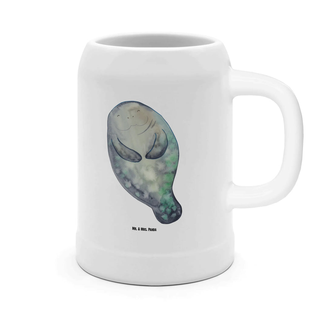 Kufel piwny morska krowa Szczęśliwy Zwierzeta morskie, Morze, Wakacje