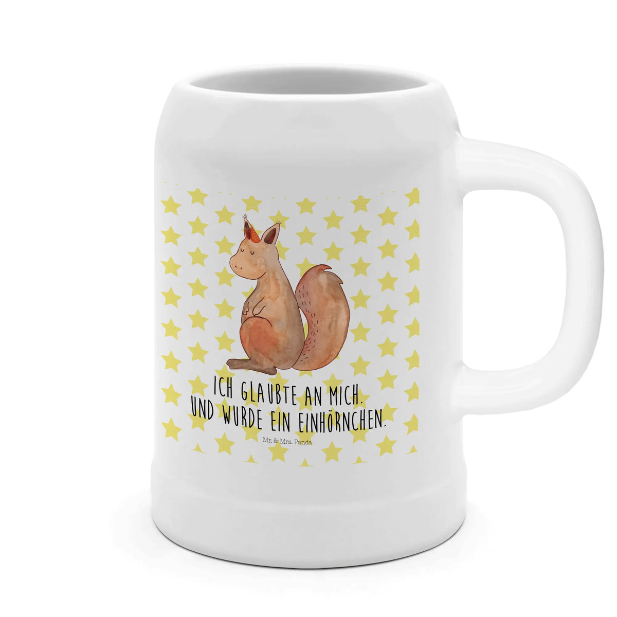 Beer mug unicorn Believe Steinkrug, Seidel, Steingutkrug, Krug, Bier Humpen, Keramikkrug, Bier Seidel, Bierhumpen, Bierbecher, Tonkrug, Humpen, Trinkkrug, Steinzeugkrug, Mr. & Mrs. Panda Bierkrug, Steinbierkrug, Unicorn, Einhorn, Einhörner, Einhorn Deko, Eichhörnchen, Eichhorn, Einhörnchen