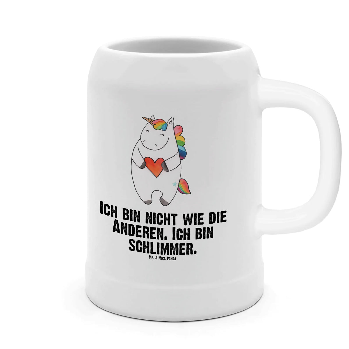 Beer mug unicorn Heart unicorn, unicorns, bad, evil, funny, different, bad girl, Unicorn, girlfriend gift, girlfriend present, heart