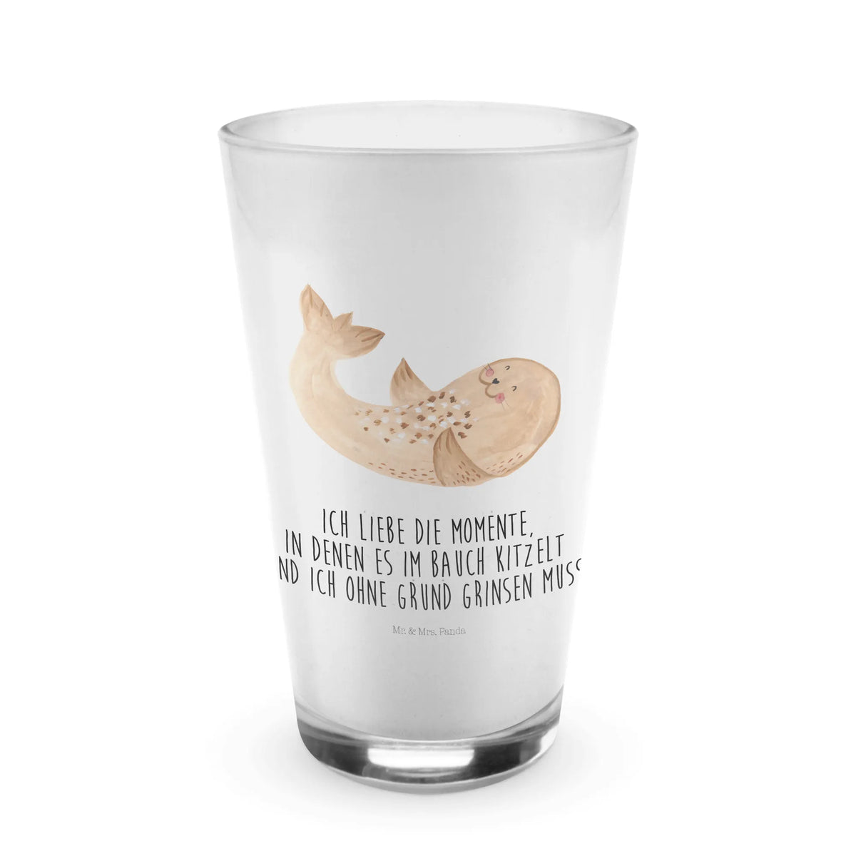 Szkło foka Leżeć Cocktail Glas, Wasserglas, Kaffee Glas, Trinkbecher Glas, eiskaffeeglas, Cocktailglas, cappuccino glas, Latte Macchiato Glas, becher glas, Glas, Trinkglas, Longdrink Glas, Eiskaffee Glas, Limonadenglas, kaffeeglas, Teeglas, Glasbecher, bar glas, eistee glas, smoothie glas, milchkaffee glas, Latte Glas, Longdrinkglas, Saftglas, cappuccinoglas, Lustige Sprüche, Tiere, Tiermotive, Gute Laune, Robbe, Nordsee, Meerestier, Strand, Ostsee, Robben, Freude, Seehund, Lachen