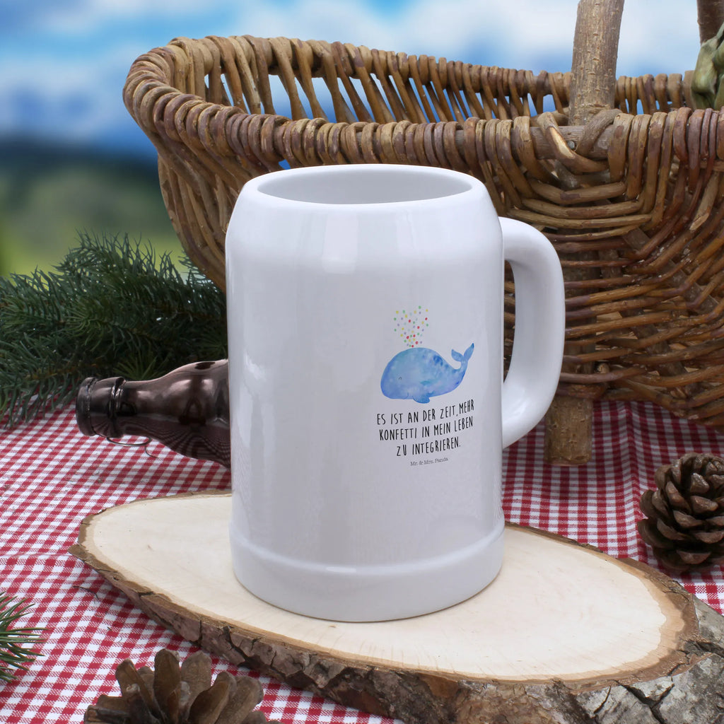 Beer mug whale confetti Seafood, aquatic animals, ocean, sea, fish, shells, corals, reef, whale, narwhal, sea urchin, lobster, platypus, turtle, manatee, crocodile, orca, shrimp, gifts for seafood lovers, water world, underwater animals, underwater world, vacation, deep sea, seafood fans, gift ideas, seafood decoration, seafood posters, birthday, new start, losing weight, Whale, confetti, diet, period of life, whales, motivation, separation, new beginning