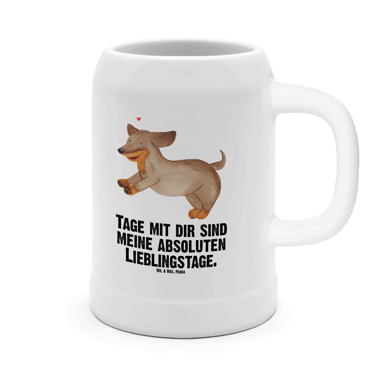 Bierkrug Hund Dackel Mr. & Mrs. Panda Bierkrug, Humpen, Trinkkrug, Steinbierkrug, Krug, Bierbecher, Steinkrug, Steingutkrug, Tonkrug, Bier Humpen, Bier Seidel, Bierhumpen, Keramikkrug, Steinzeugkrug, Seidel, Sprüche, Hund, Hunderasse, Hundebesitzer, Hundemotiv, Haustier, Tierliebhaber, Dackel, Hunde, Happy Dog, Dachshund