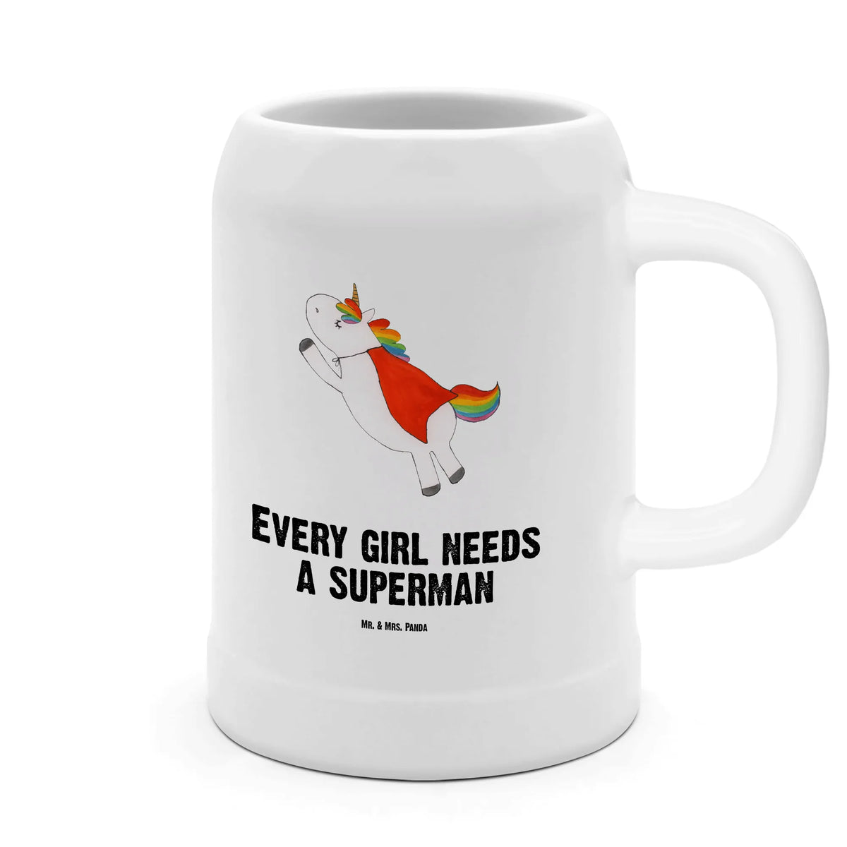 Beer mug unicorn Excellent Girlfriend present, Girlfriend gift, Superhero