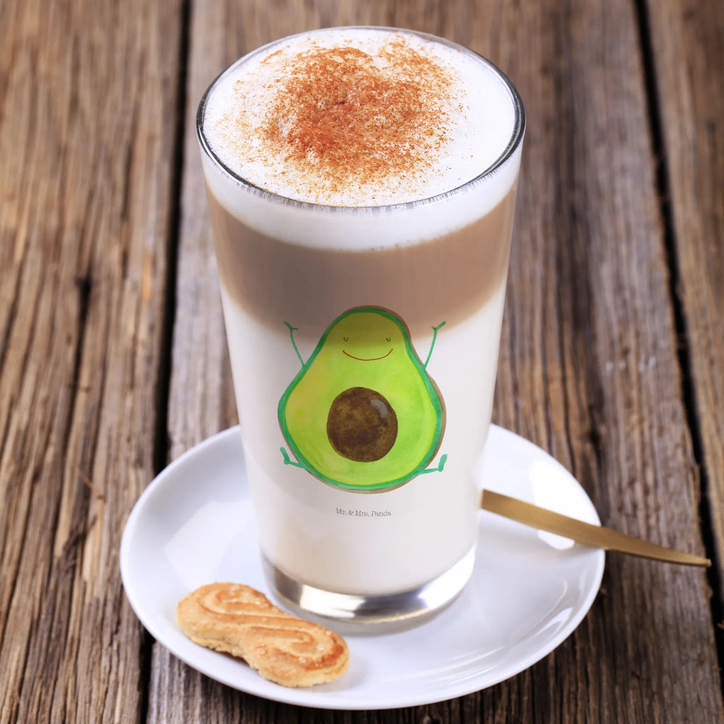 Glas Avocado Happy smoothie glas, Trinkbecher Glas, Glas, Saftglas, kaffeeglas, Glasbecher, milchkaffee glas, Cocktailglas, eistee glas, Latte Macchiato Glas, Trinkglas, Longdrinkglas, cappuccinoglas, eiskaffeeglas, Limonadenglas, Teeglas, Wasserglas, becher glas, Avocado, Veggie, Vegan, Gesund, Chaos