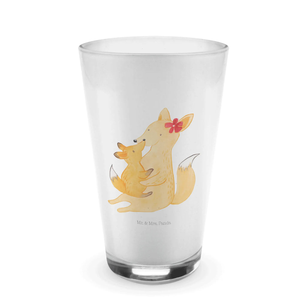 Glas Fuchs Mama & Kind Latte Macchiato Glas, eiskaffeeglas, becher glas, eistee glas, Limonadenglas, smoothie glas, Longdrinkglas, Glasbecher, Trinkbecher Glas, Teeglas, Saftglas, kaffeeglas, Trinkglas, Wasserglas, Glas, cappuccinoglas, Cocktailglas, milchkaffee glas, Muttertag, Vatertag, Mama, Papa, Oma, Opa, Familie, Schwester, Bruder, Beste Tochter, Mutter, Tochter, Geschenk, Lieblingstochter