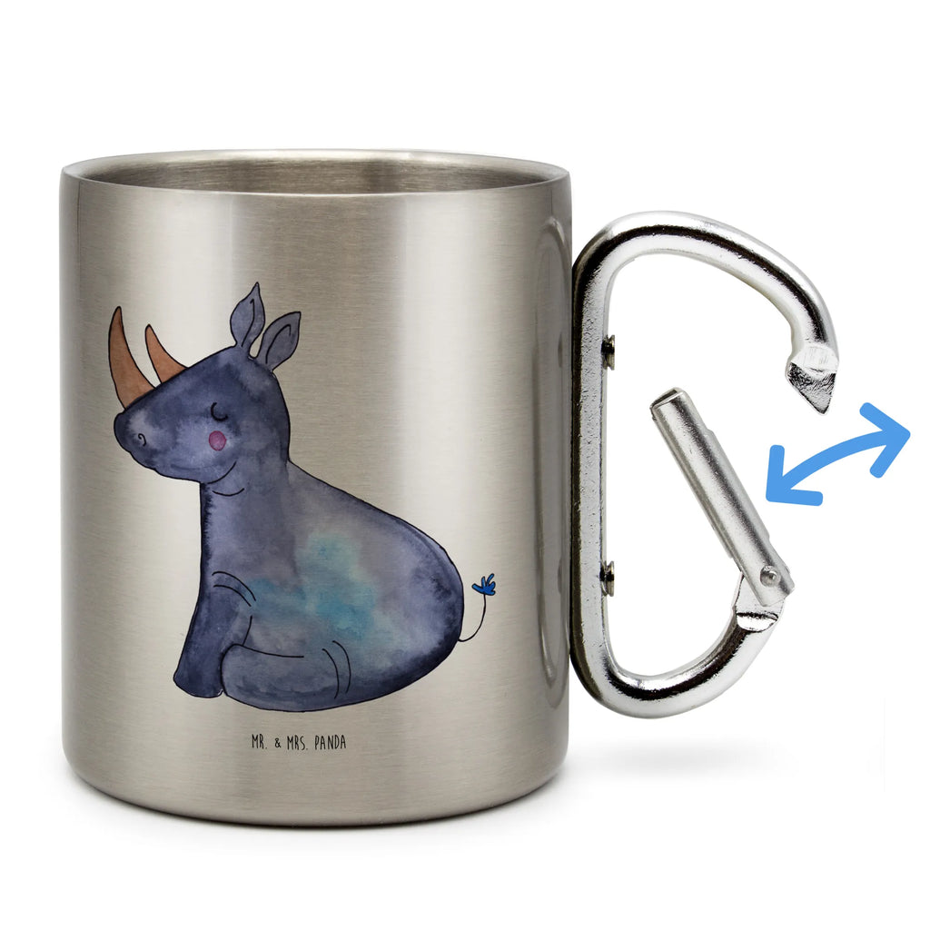 Stainless steel mug unicorn rhino unicorn, unicorns, rhino, rhinoceros, rainbow, zoo, unicorn saying, unicornpower, witty, glitter, Unicorn, funny, funny saying, unicorn love