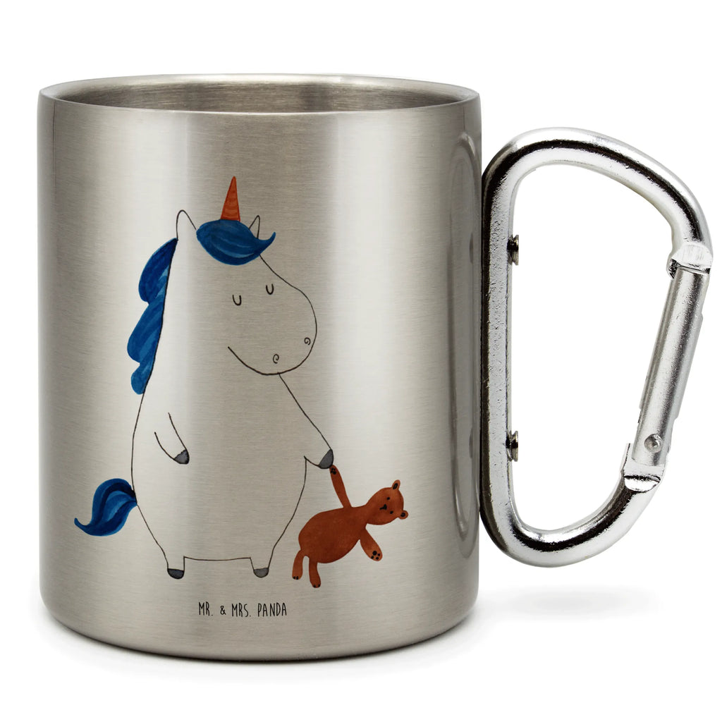 Stainless steel mug unicorn teddy unicorn, unicorns, girlfriend, child gift, bed, good night, sweet, Unicorn, dreaming, sleep, single life, child present, single