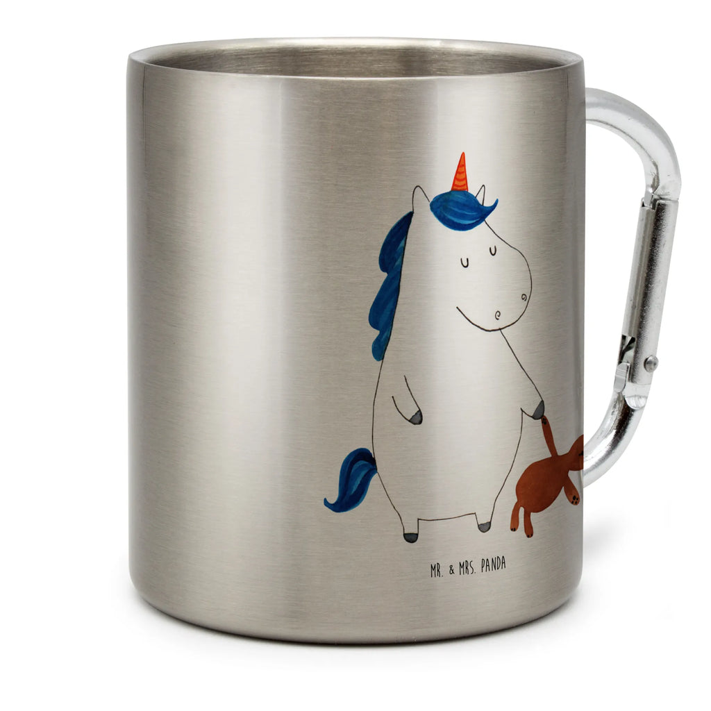 Stainless steel mug unicorn teddy unicorn, unicorns, girlfriend, child gift, bed, good night, sweet, Unicorn, dreaming, sleep, single life, child present, single