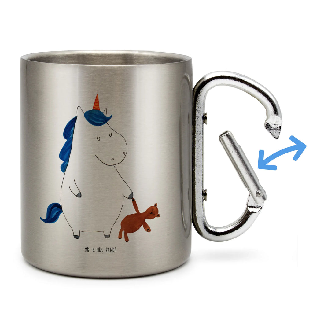 Stainless steel mug unicorn teddy unicorn, unicorns, girlfriend, child gift, bed, good night, sweet, Unicorn, dreaming, sleep, single life, child present, single