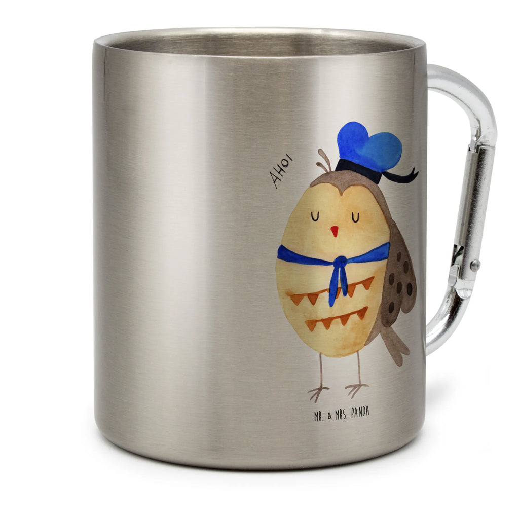 Edelstahlbecher Eule Matrosen thermotasse, Isolierbecher Edelstahl, wanderbecher, Tasse, Trinkbecher Edelstahl, Thermobecher Edelstahl, Kaffeebecher Edelstahl, edelstahl reisebecher, Campingtasse, Becher, Thermobecher, Trinkbecher Metall, Metalltasse, Isolierbecher, Becher Aus Edelstahl, karabiner tasse, Campingbecher, Karabiner Becher, Edelstahl Trinkbecher, Edelstahlbecher, Reisebecher, karabinerbecher, Thermo Kaffeebecher, edelstahl thermobecher, edelstahl isolierbecher, metallbecher, Edelstahl Kaffeebecher, Edelstahltasse, Eule, Eule Deko, Eule Spruch, Ehe, Owl, Seefahrer, Heimathafen, Hochzeitstag Geschenk, Freundin, Wortspiel Lustig, Matrose