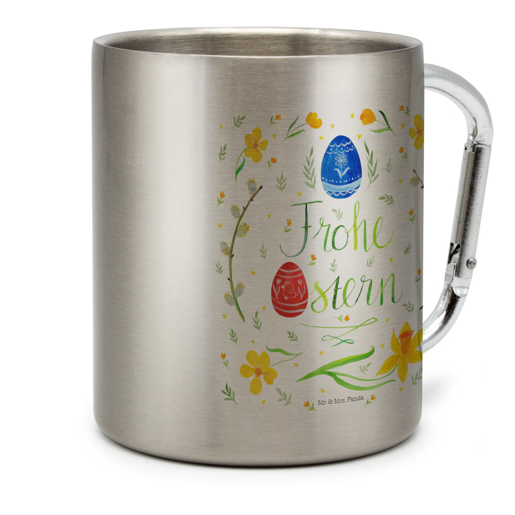 Stainless steel mug Easter happy Easter Easter, Easter bunny, Easter Egg, Easter Flower, Pussy Willow. lettering, Easter Greetings, Happy Easter, Painted Easter Eggs