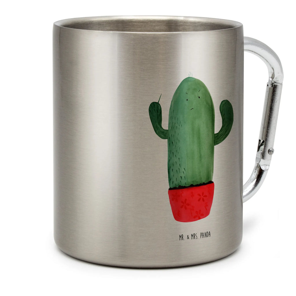 Stainless steel mug cactus Fury cactus, cactuses, plants, cactus plant, small green cactus, boss, colleague, office, school, angry, office life, annoy