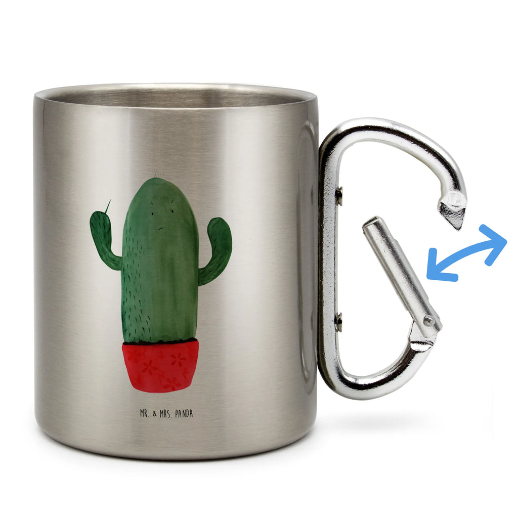 Stainless steel mug cactus Fury cactus, cactuses, plants, cactus plant, small green cactus, boss, colleague, office, school, angry, office life, annoy