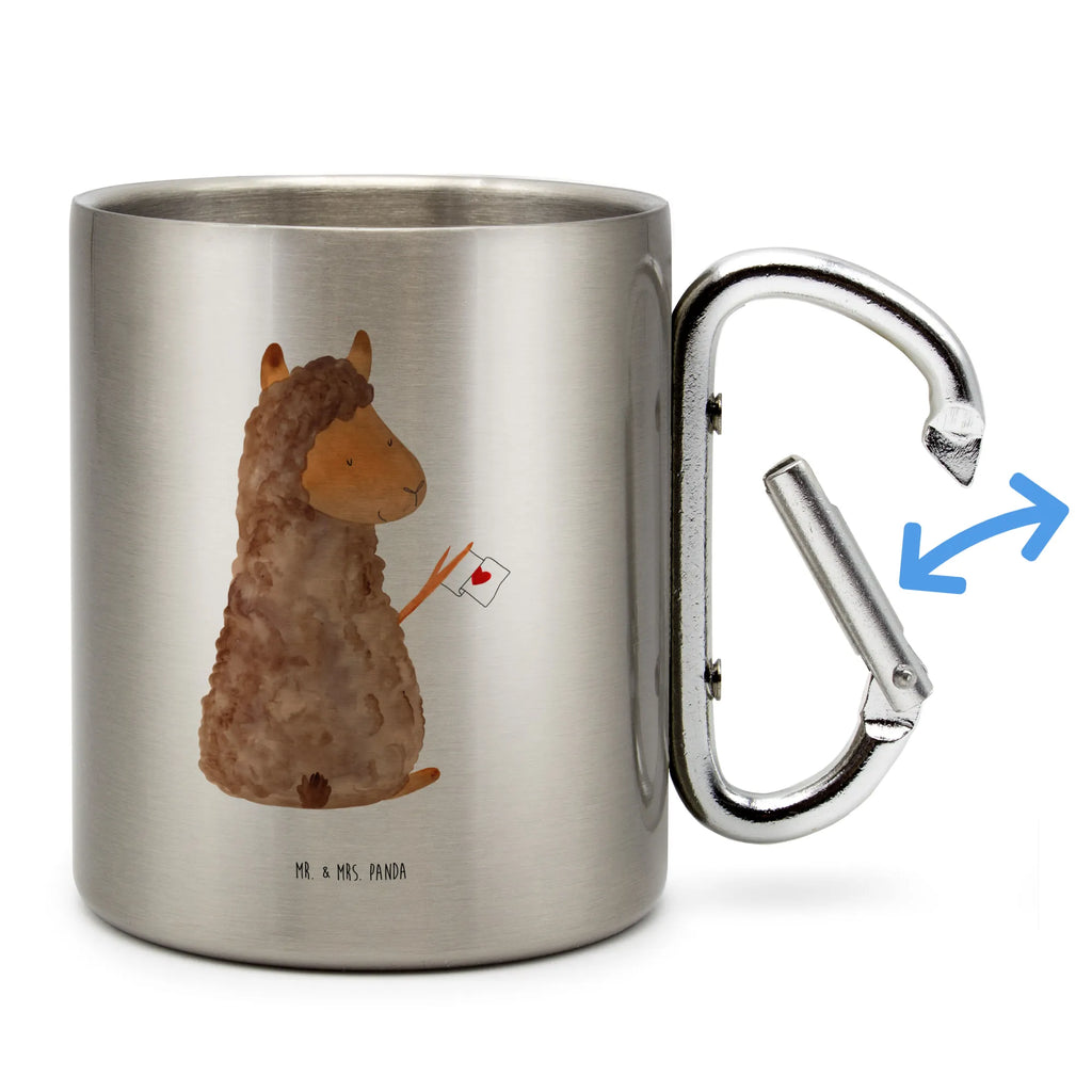 Kubek ze stali nierdzewnej alpaka flaga Alpaka, Lama