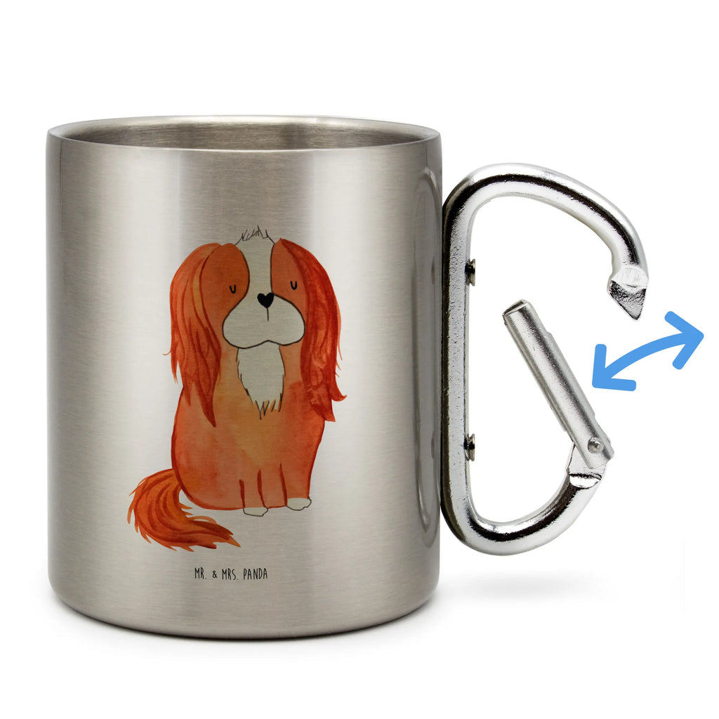 Stainless steel mug Dog Cavalier King Charles Spaniel dog, mutt, hound, woof, dog mama, dog breed, love dogs, love for dogs, dog decorative items, bag with dog print, funny gifts for dog owners, what do you give a dog lover, Christmas gifts for dogs, gifts for dogs, dog sayings, Dog, most beautiful dog, Sayings, Spaniel, Cavalier King Charles Spaniel, Cocker Spaniel