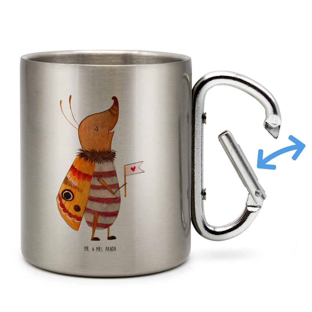 Kubek ze stali nierdzewnej ćma mała flaga Motywy zwierzęce, dobra energia, zabawne powiedzonka, zwierzęta