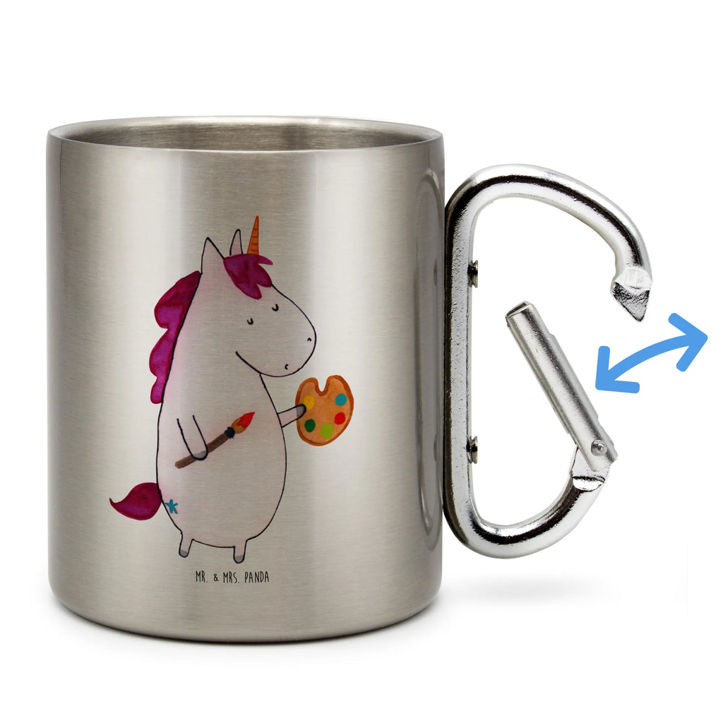 Stainless steel mug unicorn Artist unicorn, unicorns, Painting, Unicorn, Gift, Painter gift, World, Brush, Drawing, Pen, Artist gift, English, Artist present, Artist