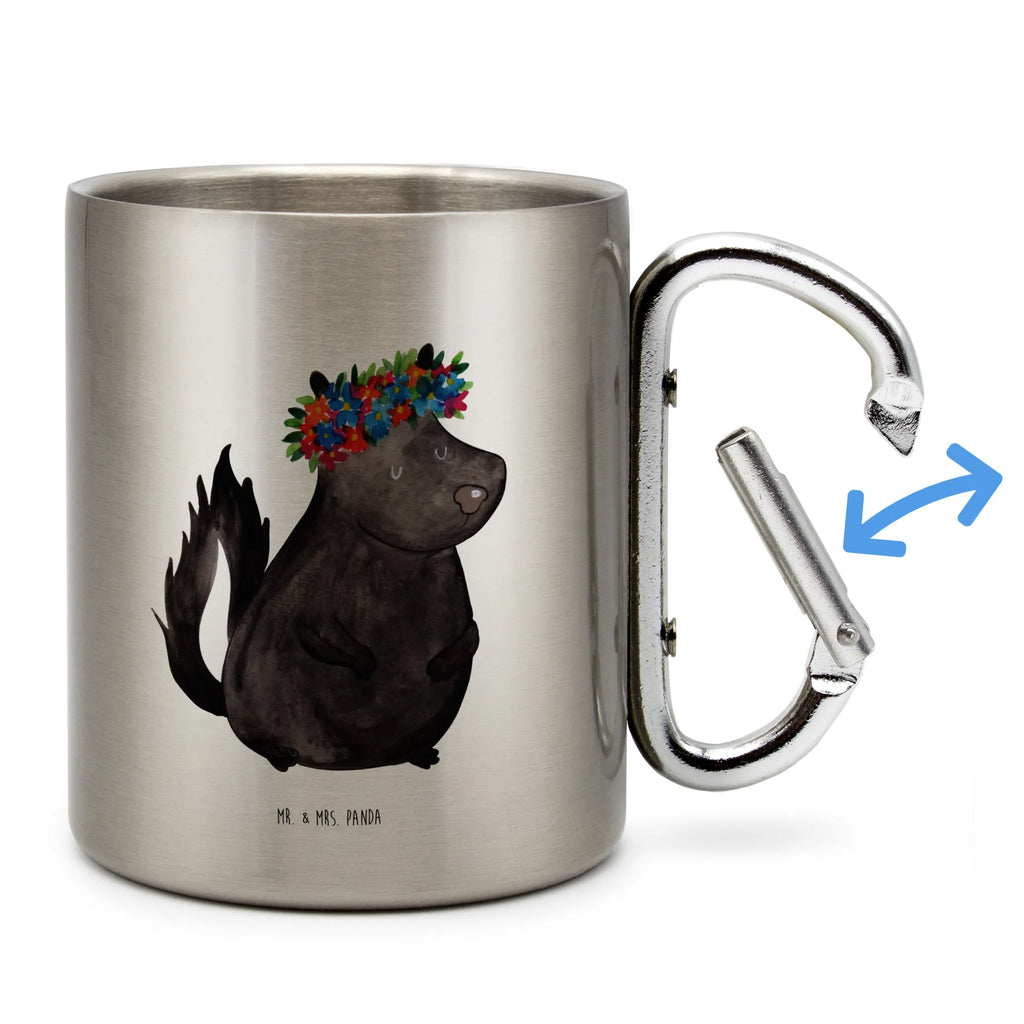 Kubek ze stali nierdzewnej skunks dziewczynka edelstahl thermobecher, metallbecher, Isolierbecher, Trinkbecher Edelstahl, Thermobecher Edelstahl, Thermobecher, karabinerbecher, Becher, Trinkbecher Metall, thermotasse, Edelstahlbecher, Campingtasse, Edelstahl Trinkbecher, Edelstahltasse, Becher Aus Edelstahl, Thermo Kaffeebecher, wanderbecher, karabiner tasse, Edelstahl Kaffeebecher, Kaffeebecher Edelstahl, Metalltasse, Tasse, edelstahl isolierbecher, Reisebecher, edelstahl reisebecher, Karabiner Becher, Isolierbecher Edelstahl, Campingbecher, Stinktier, Skunk, Stinki, Wildtier, Stinker, Raubtier, Yoga, Namaste