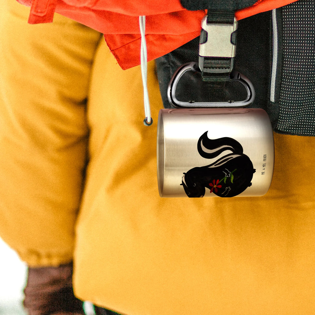 Kubek ze stali nierdzewnej skunks kwiat Tasse, Karabiner Becher, Becher Aus Edelstahl, thermotasse, Thermobecher, Edelstahl Trinkbecher, Trinkbecher Edelstahl, edelstahl thermobecher, Campingbecher, Reisebecher, edelstahl isolierbecher, Edelstahl Kaffeebecher, Thermobecher Edelstahl, Campingtasse, edelstahl reisebecher, Trinkbecher Metall, Edelstahltasse, Edelstahlbecher, karabinerbecher, Kaffeebecher Edelstahl, Thermo Kaffeebecher, Becher, metallbecher, wanderbecher, Metalltasse, Isolierbecher Edelstahl, karabiner tasse, Isolierbecher, Stinktier, Skunk, Tagträumer, Stinker, Raubtier, Träume, Stinki, Verträumt, Wildtier, Dreams