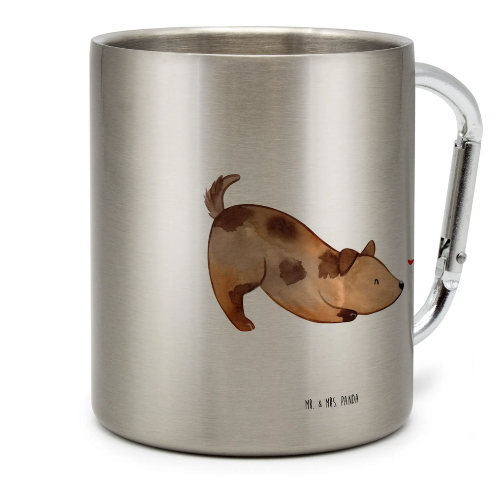 Stainless steel mug Dog ladybug dog, mutt, hound, woof, dog mama, dog breed, love dogs, love for dogs, dog decorative items, bag with dog print, funny gifts for dog owners, what do you give a dog lover, Christmas gifts for dogs, gifts for dogs, dog sayings, Mongrel, Mongrel dog, Dog, Dogs, Dog slogan, Sayings, Ladybird