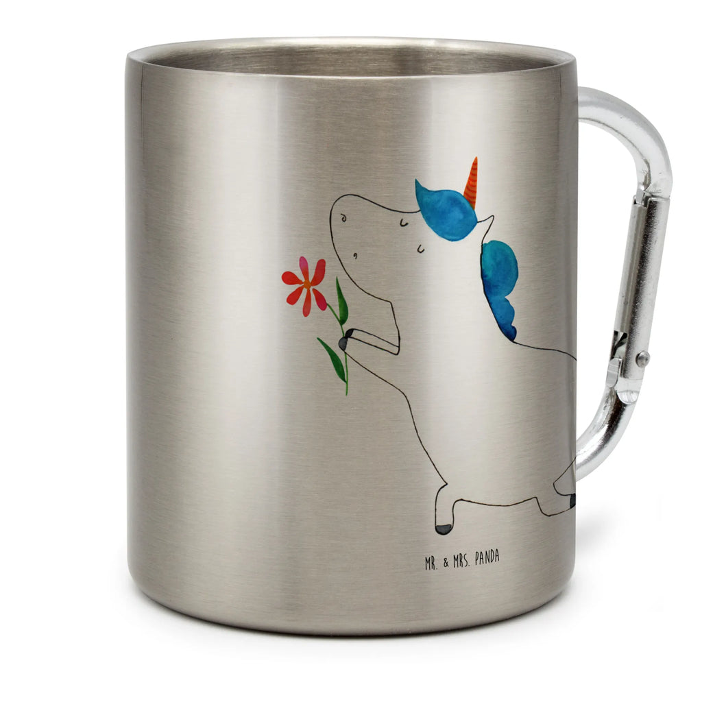 Kubek ze stali nierdzewnej jednorożec kwiat Jednorożec, jednorożce, dekoracje jednorożca, jednorożec