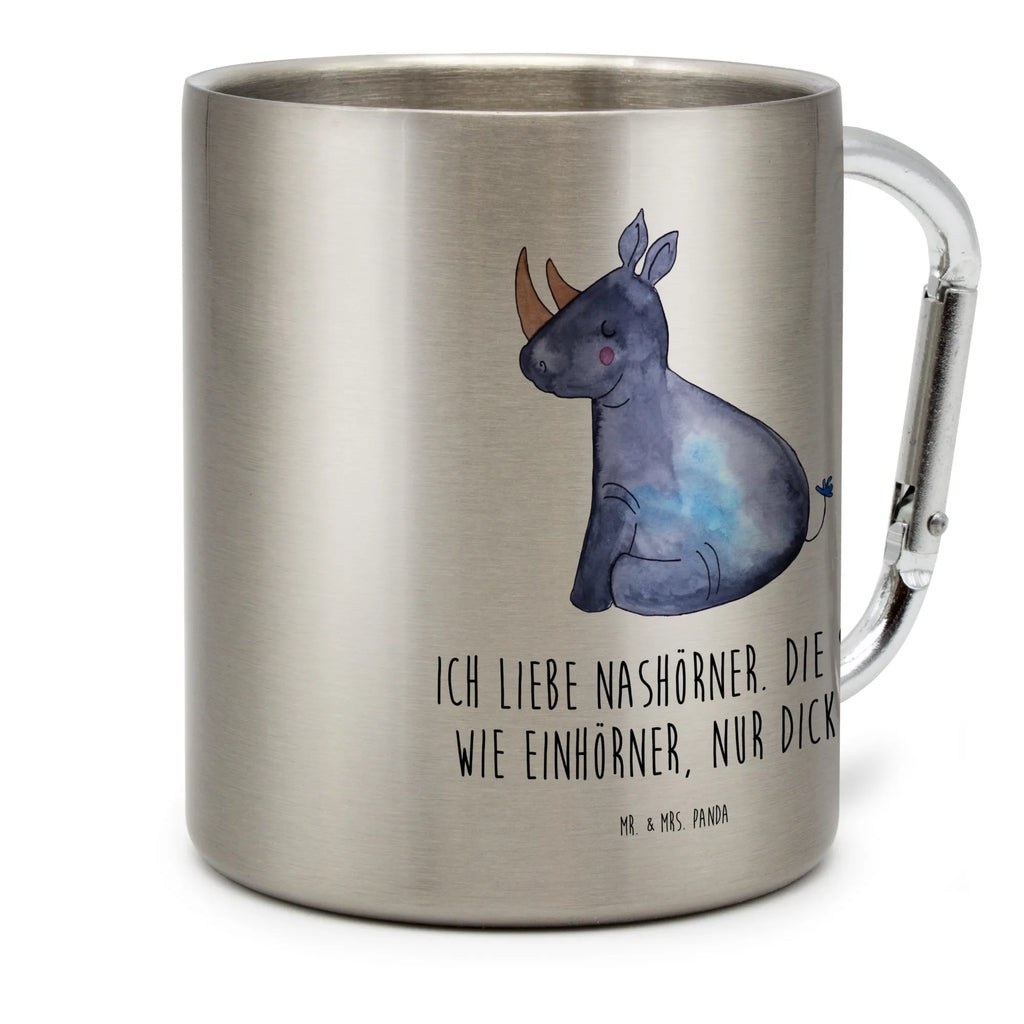 Stainless steel mug unicorn rhino unicorn, unicorns, rhino, rhinoceros, rainbow, zoo, unicorn saying, unicornpower, witty, glitter, Unicorn, funny, funny saying, unicorn love