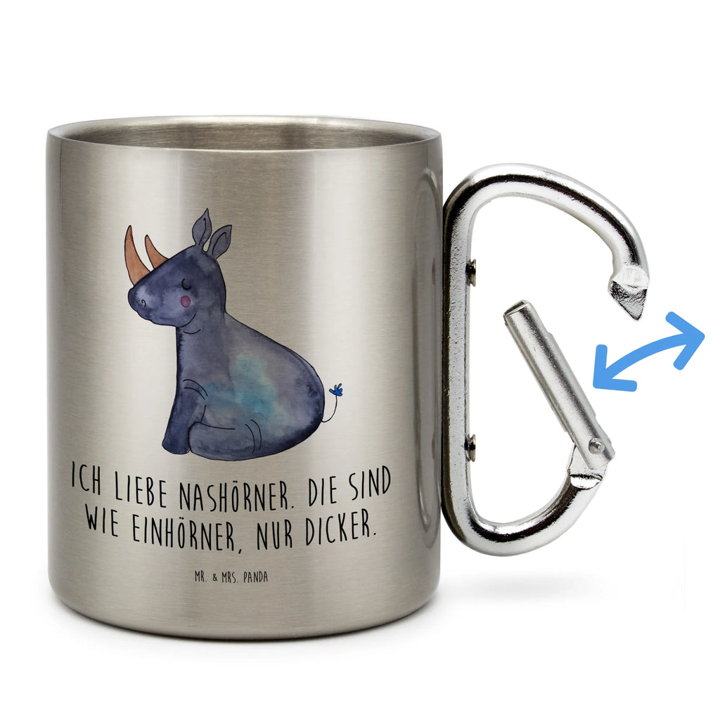 Stainless steel mug unicorn rhino unicorn, unicorns, rhino, rhinoceros, rainbow, zoo, unicorn saying, unicornpower, witty, glitter, Unicorn, funny, funny saying, unicorn love
