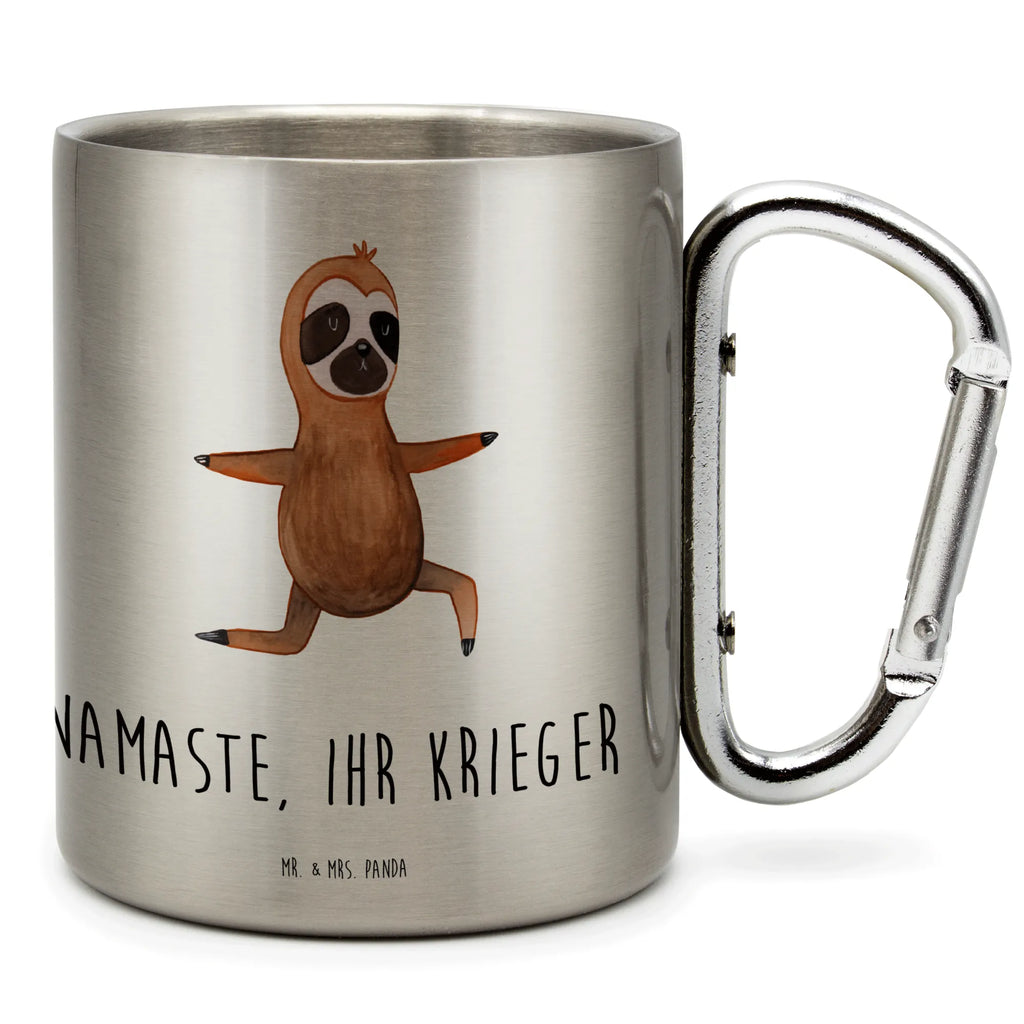 Stainless steel mug sloth yoga Sloth, sloth, trend animal, yoga, lazy, warrior, yoga exercises, namaste, favorite animal