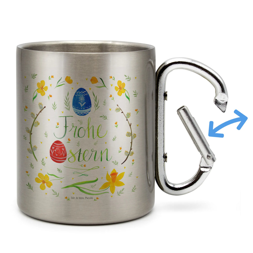 Stainless steel mug Easter happy Easter Easter, Easter bunny, Easter Egg, Easter Flower, Pussy Willow. lettering, Easter Greetings, Happy Easter, Painted Easter Eggs