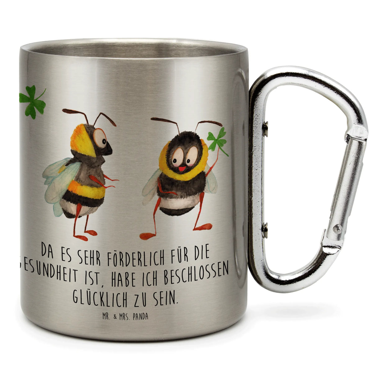 Edelstahlbecher Hummeln Kleeblatt Edelstahltasse, Isolierbecher, karabiner tasse, Campingtasse, Kaffeebecher Edelstahl, Edelstahl Trinkbecher, wandertasse, Thermobecher Edelstahl, Trinkbecher Edelstahl, wanderbecher, Teetasse, Karabiner Becher, motivbecher, edelstahl reisebecher, karabinerbecher, Campingbecher, Edelstahl-Isolierbecher, Edelstahl-Thermobecher, Edelstahlbecher, spruchbecher, Reisebecher, Trinkbecher Metall, thermotasse, Thermobecher, Becher Aus Edelstahl, Teebecher, Metallbecher, Isolierbecher Edelstahl, isoliertasse, Lustige Sprüche, Tiere, Tiermotive, Gute Laune, Biene, glücklich Werden, Biene Deko, Hummel, Spruch Positiv, glücklich sein, Spruch Fröhlich, Spruch schön