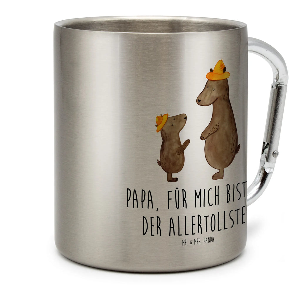 Kubek ze stali nierdzewnej Niedźwiedzie z kapeluszami Thermobecher, Trinkbecher Edelstahl, Thermobecher Edelstahl, edelstahl thermobecher, Becher, metallbecher, Tasse, Trinkbecher Metall, karabinerbecher, Campingbecher, Edelstahl Trinkbecher, thermotasse, edelstahl reisebecher, Reisebecher, Thermo Kaffeebecher, Metalltasse, karabiner tasse, wanderbecher, Edelstahl Kaffeebecher, edelstahl isolierbecher, Becher Aus Edelstahl, Kaffeebecher Edelstahl, Campingtasse, Isolierbecher, Edelstahlbecher, Karabiner Becher, Edelstahltasse, Isolierbecher Edelstahl, Muttertag, Vatertag, Mama, Papa, Oma, Opa, Familie, Schwester, Bruder, Paps, Kind, Vater-Sohn, Dad, Papi, Bären, Lieblingsmensch, Bär, Vorbild, Söhne, Daddy, Kinder, Sohn, Vater, Family