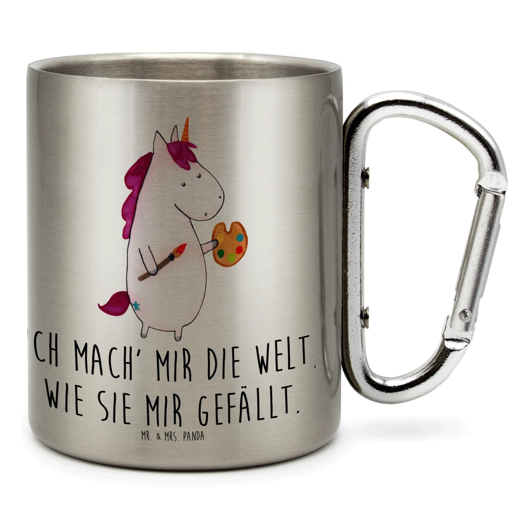 Stainless steel mug unicorn Artist unicorn, unicorns, Painting, Unicorn, Gift, Painter gift, World, Brush, Drawing, Pen, Artist gift, English, Artist present, Artist
