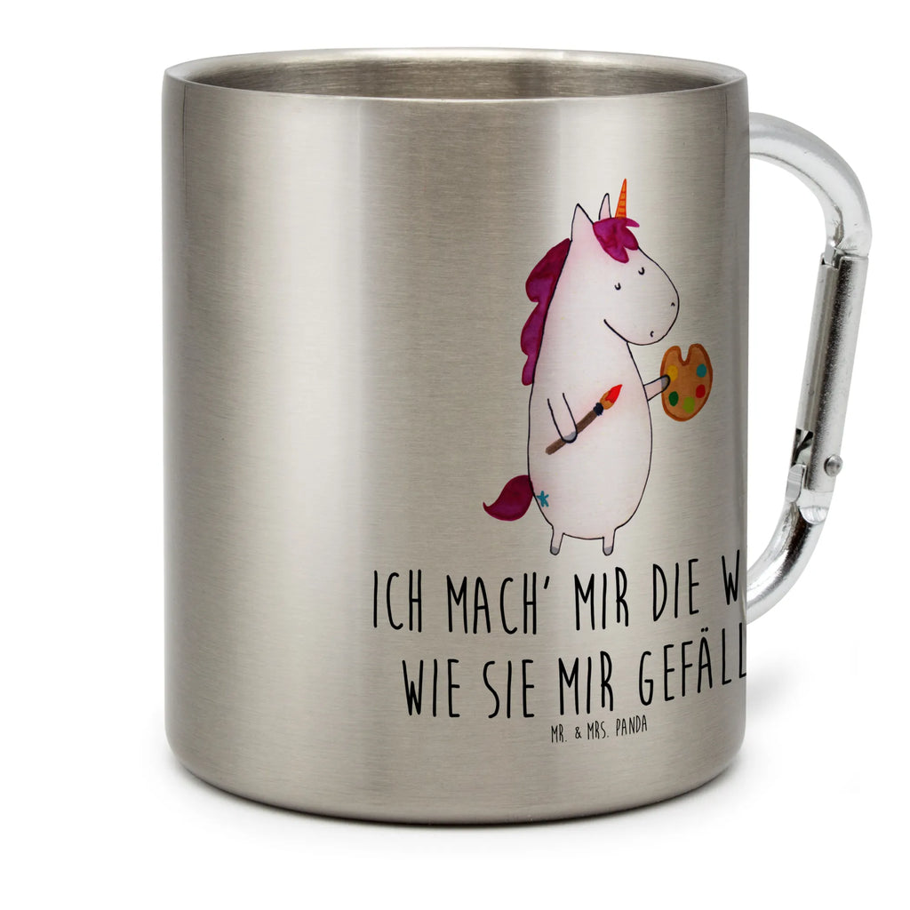 Stainless steel mug unicorn Artist unicorn, unicorns, Painting, Unicorn, Gift, Painter gift, World, Brush, Drawing, Pen, Artist gift, English, Artist present, Artist