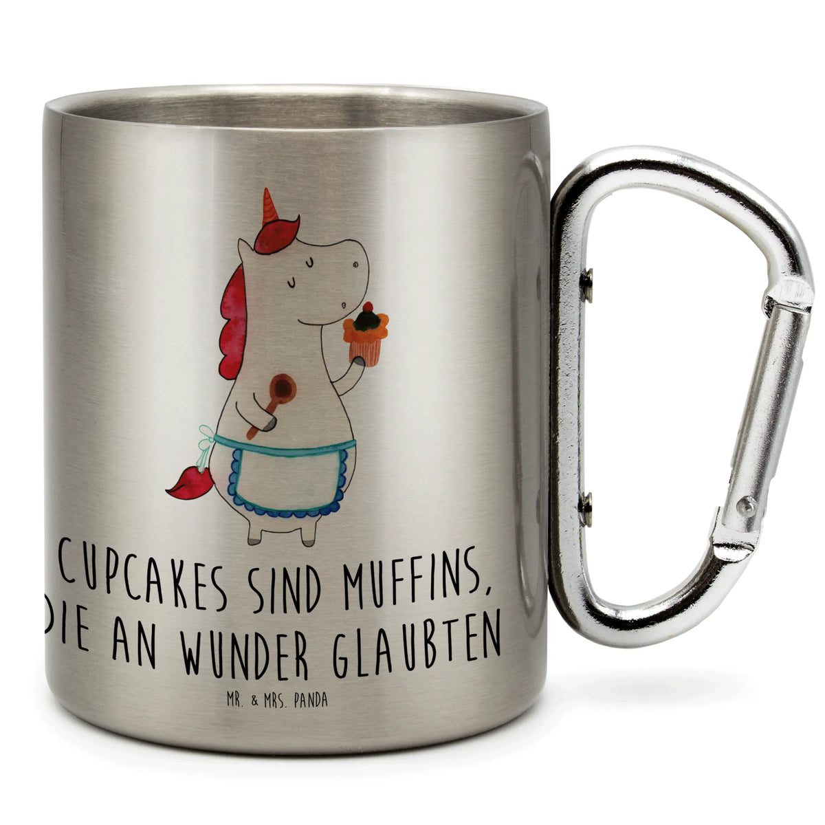 Stainless steel mug unicorn Kitchen cook, pie, hobby cook, dreaming, baker present, bake, Baker gift, dreamer, cake