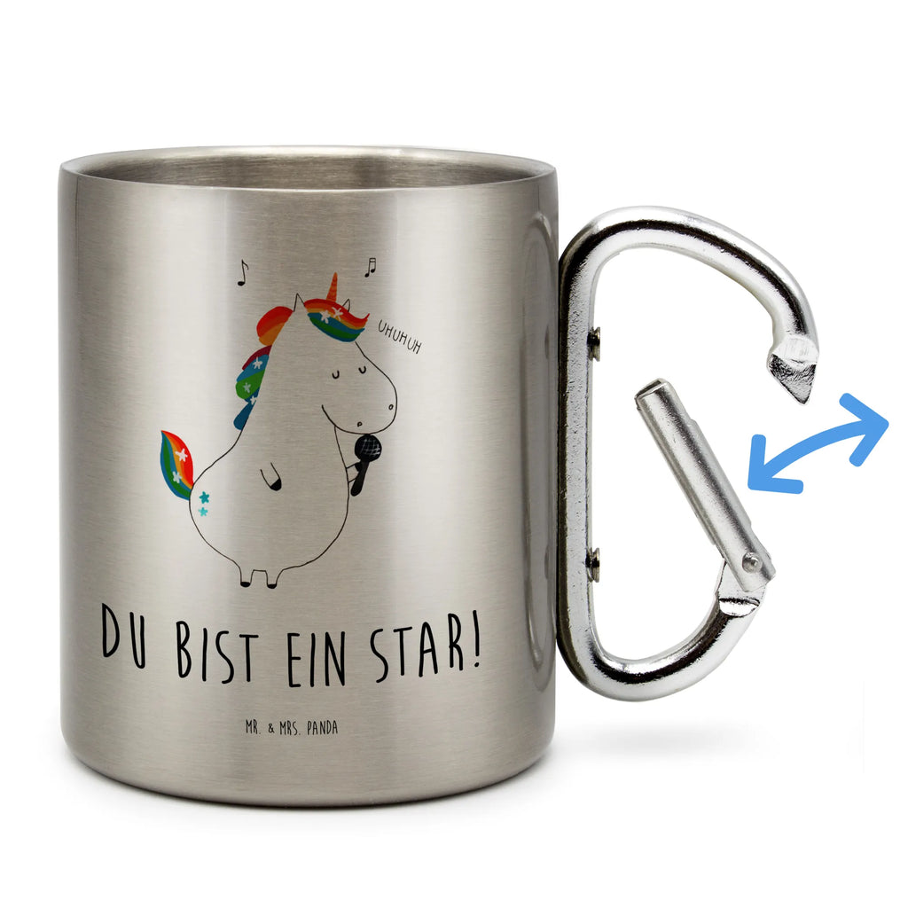 Stainless steel mug unicorn Singer unicorn, unicorns, disco, unicorn saying, Birthday, confetti, birthday, party, Singer present, glitter, Singer gift, Unicorn, celebration