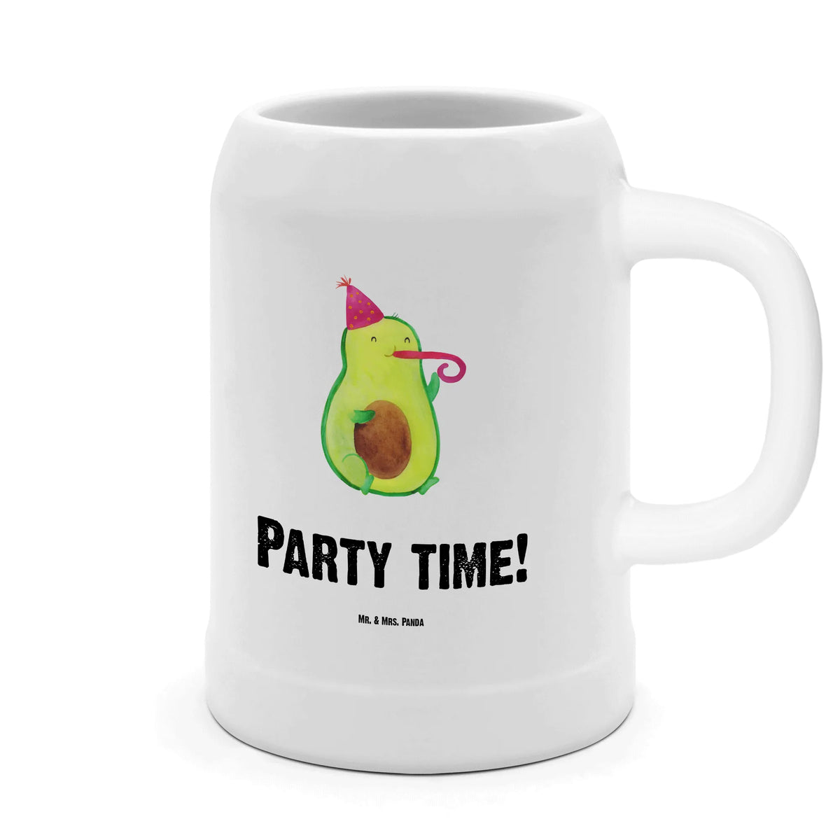 Beer mug avocado party time avocado, vegetables