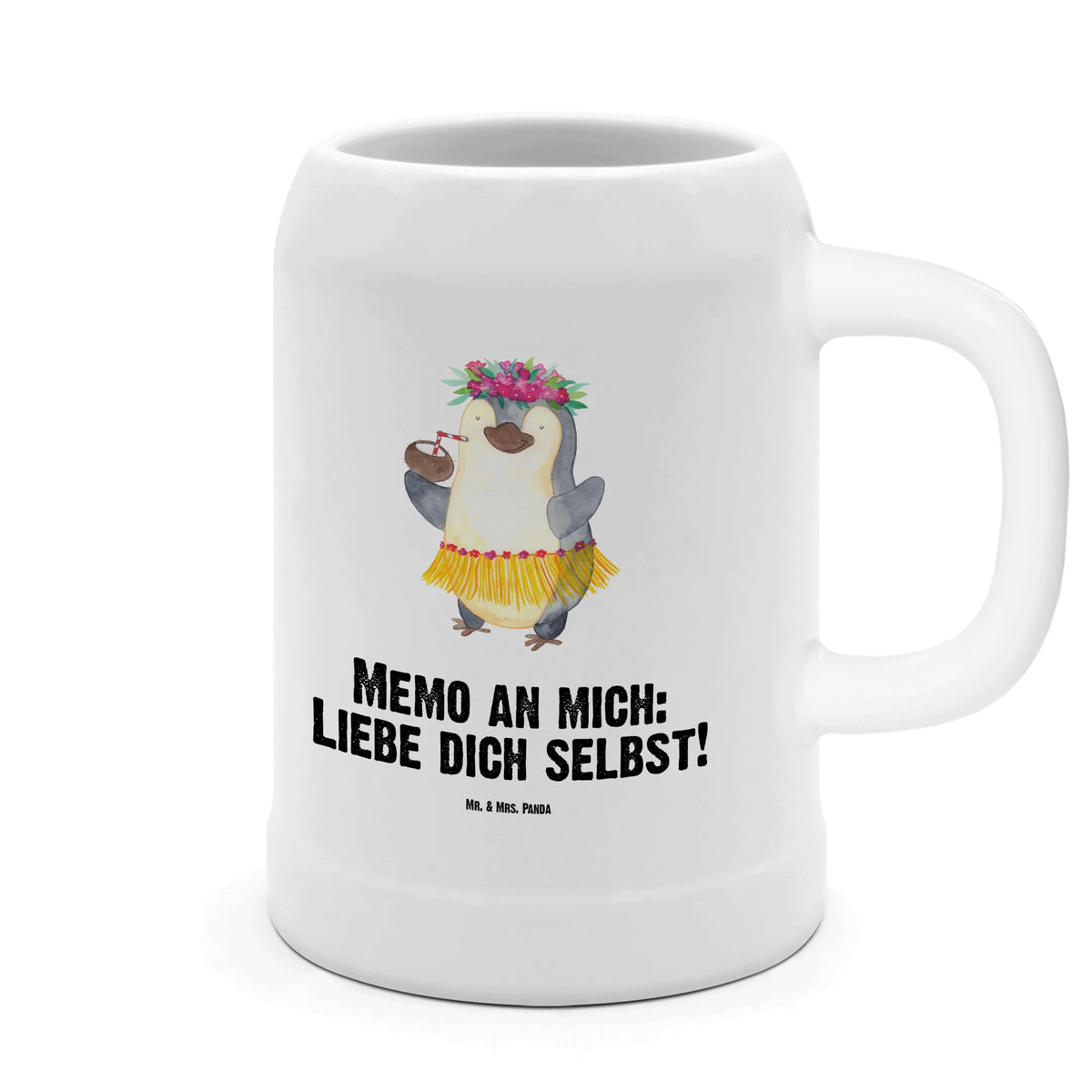 Beer mug Penguin coconut Steinzeugkrug, Steinbierkrug, Keramikkrug, Bierhumpen, Bier Seidel, Mr. & Mrs. Panda Bierkrug, Seidel, Steinkrug, Steingutkrug, Trinkkrug, Humpen, Krug, Bierbecher, Bier Humpen, Tonkrug, Pinguin, Kokosnuss, Urlaub, Pinguine, Hawaii, Aloha