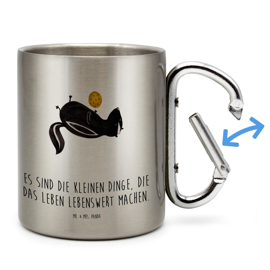 Kubek ze stali nierdzewnej skunks piłka Stinktier, Skunk