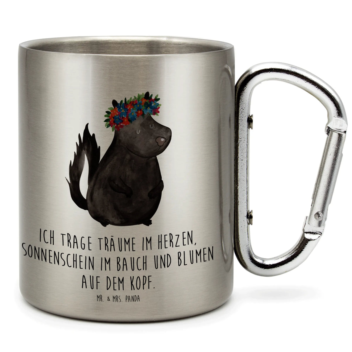 Edelstahlbecher Stinktier Mädchen Karabiner Becher, Thermobecher Edelstahl, karabiner tasse, motivbecher, Kaffeebecher Edelstahl, wandertasse, Thermobecher, Edelstahltasse, Campingtasse, edelstahl reisebecher, Isolierbecher, wanderbecher, Becher Aus Edelstahl, thermotasse, Trinkbecher Metall, Metallbecher, Trinkbecher Edelstahl, Edelstahlbecher, Edelstahl-Isolierbecher, Edelstahl Trinkbecher, spruchbecher, Teetasse, isoliertasse, Campingbecher, karabinerbecher, Teebecher, Reisebecher, Edelstahl-Thermobecher, Isolierbecher Edelstahl, Stinktier, Skunk, Yoga, Stinker, Namaste, Raubtier, Stinki, Wildtier