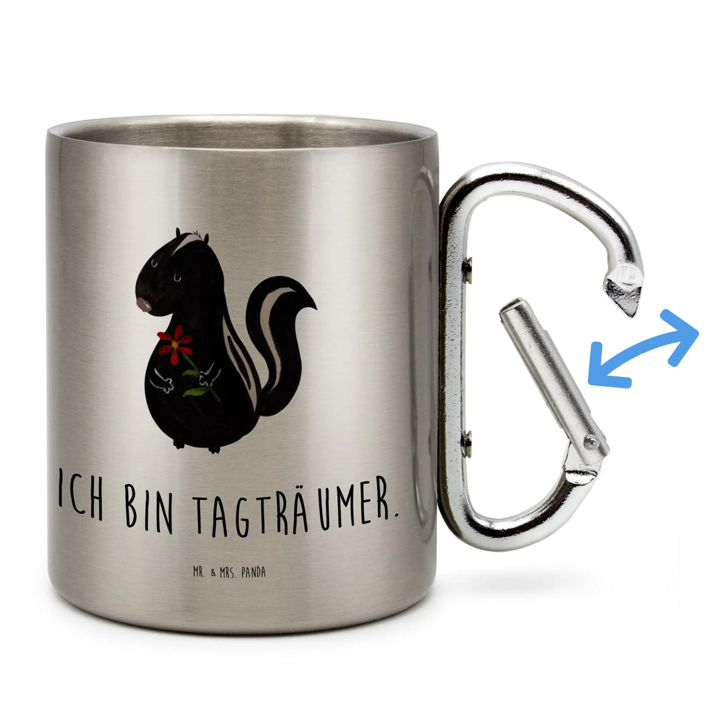 Kubek ze stali nierdzewnej skunks kwiat Tasse, Karabiner Becher, Becher Aus Edelstahl, thermotasse, Thermobecher, Edelstahl Trinkbecher, Trinkbecher Edelstahl, edelstahl thermobecher, Campingbecher, Reisebecher, edelstahl isolierbecher, Edelstahl Kaffeebecher, Thermobecher Edelstahl, Campingtasse, edelstahl reisebecher, Trinkbecher Metall, Edelstahltasse, Edelstahlbecher, karabinerbecher, Kaffeebecher Edelstahl, Thermo Kaffeebecher, Becher, metallbecher, wanderbecher, Metalltasse, Isolierbecher Edelstahl, karabiner tasse, Isolierbecher, Stinktier, Skunk, Tagträumer, Stinker, Raubtier, Träume, Stinki, Verträumt, Wildtier, Dreams