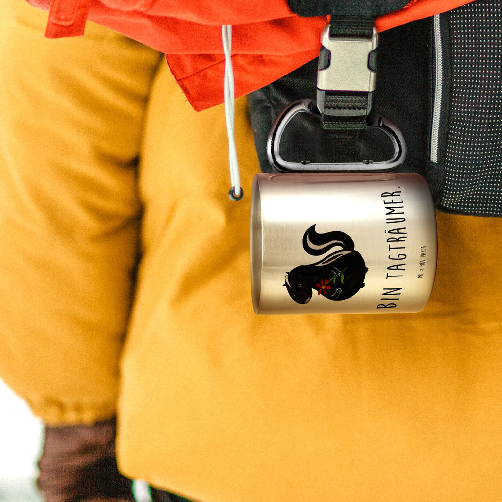 Kubek ze stali nierdzewnej skunks kwiat Tasse, Karabiner Becher, Becher Aus Edelstahl, thermotasse, Thermobecher, Edelstahl Trinkbecher, Trinkbecher Edelstahl, edelstahl thermobecher, Campingbecher, Reisebecher, edelstahl isolierbecher, Edelstahl Kaffeebecher, Thermobecher Edelstahl, Campingtasse, edelstahl reisebecher, Trinkbecher Metall, Edelstahltasse, Edelstahlbecher, karabinerbecher, Kaffeebecher Edelstahl, Thermo Kaffeebecher, Becher, metallbecher, wanderbecher, Metalltasse, Isolierbecher Edelstahl, karabiner tasse, Isolierbecher, Stinktier, Skunk, Tagträumer, Stinker, Raubtier, Träume, Stinki, Verträumt, Wildtier, Dreams
