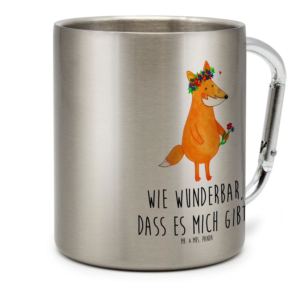 Stainless steel mug Fox Flower edelstahl thermobecher, Karabiner Becher, edelstahl isolierbecher, thermotasse, Trinkbecher Metall, Reisebecher, Isolierbecher Edelstahl, Thermobecher, Edelstahl Kaffeebecher, Isolierbecher, Campingtasse, Becher Aus Edelstahl, Thermobecher Edelstahl, edelstahl reisebecher, Kaffeebecher Edelstahl, Becher, metallbecher, Tasse, Edelstahltasse, Trinkbecher Edelstahl, Thermo Kaffeebecher, wanderbecher, Edelstahl Trinkbecher, karabiner tasse, karabinerbecher, Metalltasse, Campingbecher, Edelstahlbecher, Fuchs, Freundin, Blume, Ich, Füchse, Selbstliebe, Motivation, Freude, Mich, Liebesbeweis, Blumen, Liebe, Blumenmädchen, Fuchsmädchen, Freundinnen, Fox