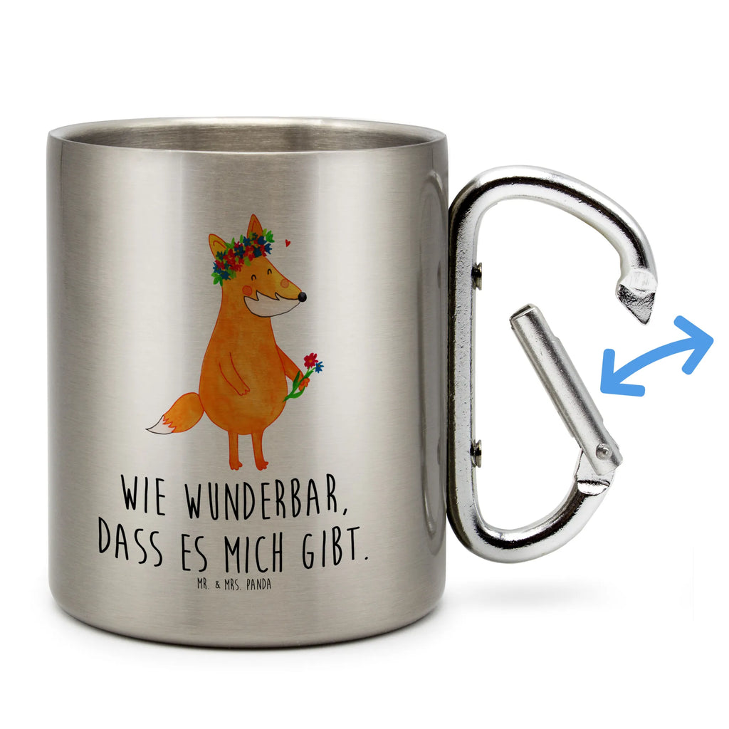 Stainless steel mug Fox Flower edelstahl thermobecher, Karabiner Becher, edelstahl isolierbecher, thermotasse, Trinkbecher Metall, Reisebecher, Isolierbecher Edelstahl, Thermobecher, Edelstahl Kaffeebecher, Isolierbecher, Campingtasse, Becher Aus Edelstahl, Thermobecher Edelstahl, edelstahl reisebecher, Kaffeebecher Edelstahl, Becher, metallbecher, Tasse, Edelstahltasse, Trinkbecher Edelstahl, Thermo Kaffeebecher, wanderbecher, Edelstahl Trinkbecher, karabiner tasse, karabinerbecher, Metalltasse, Campingbecher, Edelstahlbecher, Fuchs, Freundin, Blume, Ich, Füchse, Selbstliebe, Motivation, Freude, Mich, Liebesbeweis, Blumen, Liebe, Blumenmädchen, Fuchsmädchen, Freundinnen, Fox