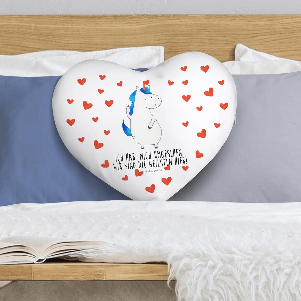 Poduszka w kształcie serca jednorożec Mężczyzna Jednorożec, jednorożce, dekoracje jednorożca, jednorożec